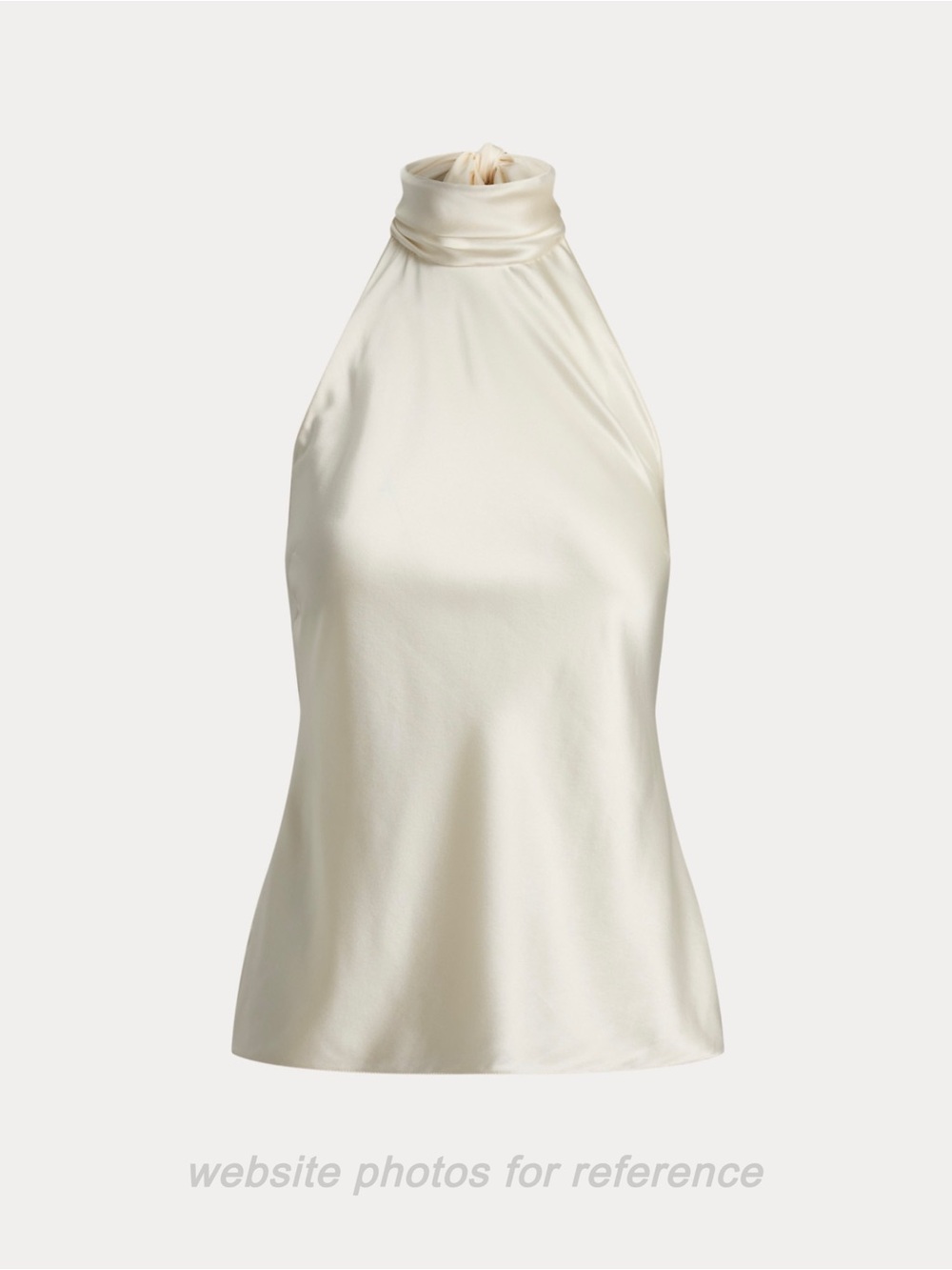 Ralph Lauren Collection Chilton Stretch Silk Charmeuse Top